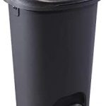 Rubbermaid NEW 2019 VERSION Step-On Lid Trash Can for Home, Kitchen, and Bathroom Garbage, 13 Gallon, Black