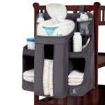 hiccapop Nursery Organizer and Baby Diaper Caddy | Hanging Diaper Organization Storage for Baby Essentials | Hang on Crib, Changing Table or Wall