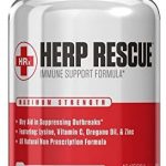 HERP RESCUE #1 Best formula to clear skin FAST of Herpes, Cold Sores, and Shingles.- Full 30 Day Supply l Lysine, Zinc, Vitamin C, Oregano Oil, 120 Capsules