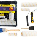 Bates Paint Roller - Paint Brush, Paint Tray, Roller Paint Brush, 11 Piece Home Painting Supplies, Foam Brush, House Painting Tray, Painting Tools, Roller and Paint Brushes, Interior Paint Brushes