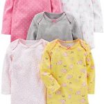 Simple Joys by Carter's Baby Girls' 5-Pack Long-Sleeve Bodysuit
