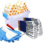 50 Piece Painters Multi use,Home Tool kit,Mini Paint Roller Covers,Paint Roller,Paint Brush,Paint Roller Frame,Home Repair Tools,Tool kit,Tool case,Home Tool kit,Tool Storage,Tool Box